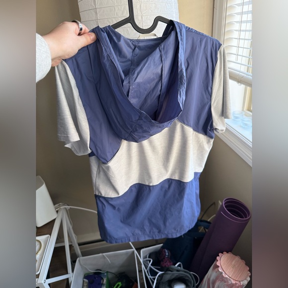 Annika Cutter & Buck Weathertec Short Sleeve Hybrid Flex Full Zip Hooded Jacket - Picture 2 of 10